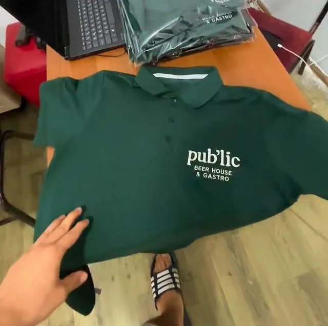 Pub'lic Beer House üçün loqolu polo